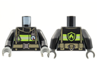 LEGO® los onderdeel Lijf met Motief Zwart 973pb1302c01