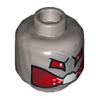 LEGO® los onderdeel Hoofd in kleur Zilver 3626cpb1539