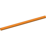 LEGO® los onderdeel Slang Stijf in kleur Oranje 75c08