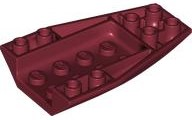 LEGO® los onderdeel Wig in kleur Donkerrood 43713