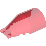Plaatje in Gallery viewer laden, LEGO® los onderdeel Voorruit in kleur Doorzichtig Rood 92279