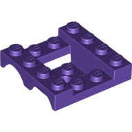 LEGO® los onderdeel Spatbord in kleur Donkerpaars 24151