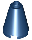 LEGO® los onderdeel Kegel in kleur Donkerblauw 3942c
