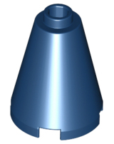 LEGO® los onderdeel Kegel in kleur Donkerblauw 3942c
