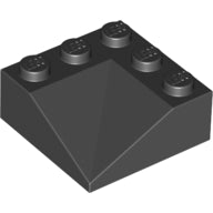 LEGO® los onderdeel Dakpan Algemeen in kleur Zwart 99301
