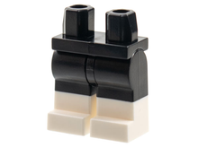 Plaatje in Gallery viewer laden, LEGO® los onderdeel Benen met Motief Zwart 970c00pb0965