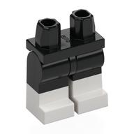 Plaatje in Gallery viewer laden, LEGO® los onderdeel Benen met Motief Zwart 970c00pb0965