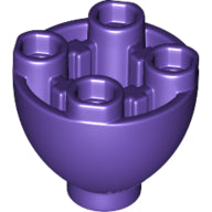 Plaatje in Gallery viewer laden, LEGO® los onderdeel Steen Rond in kleur Donkerpaars 24947