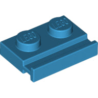 LEGO® los onderdeel Plaat Aangepast Donker Azuurblauw 32028