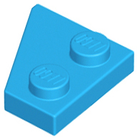 LEGO® los onderdeel Wig Plaat Donker Azuurblauw 24307