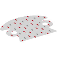 Plaatje in Gallery viewer laden, LEGO® los onderdeel Lijf Accessoire in kleur Wit 26104