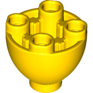 Plaatje in Gallery viewer laden, LEGO® los onderdeel Steen Rond in kleur Geel 24947
