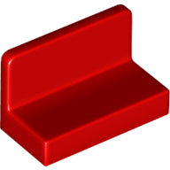 LEGO® los onderdeel Paneel in kleur Rood 4865b