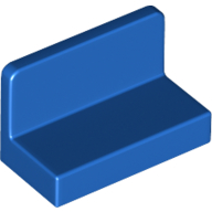 LEGO® los onderdeel Paneel in kleur Blauw 4865b