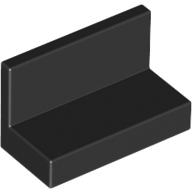 LEGO® los onderdeel Paneel in kleur Zwart 4865