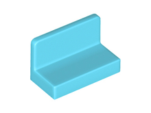 Plaatje in Gallery viewer laden, LEGO® los onderdeel Paneel in kleur Medium Azuurblauw 4865b