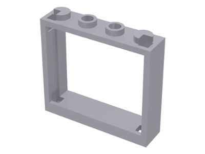 LEGO® los onderdeel Raamkozijn Licht Blauwachtig Grijs 60594