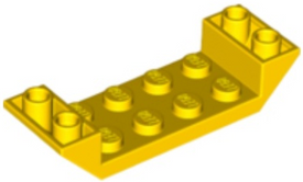 LEGO® los onderdeel Dakpan Omgekeerd in kleur Geel 22889