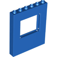LEGO® los onderdeel Paneel in kleur Blauw 15627