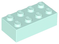 LEGO® los onderdeel Steen in kleur Licht Aqua 3001