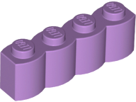 LEGO® los onderdeel Steen Aangepast Medium Lavendel 30137