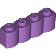 Plaatje in Gallery viewer laden, LEGO® los onderdeel Steen Aangepast Medium Lavendel 30137