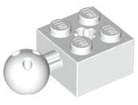 LEGO® los onderdeel Technische Steen in kleur Wit 57909b