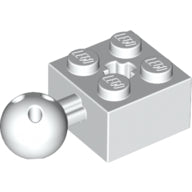 Plaatje in Gallery viewer laden, LEGO® los onderdeel Technische Steen in kleur Wit 57909b