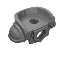 Plaatje in Gallery viewer laden, LEGO® los onderdeel Lijf Accessoire Parel Donkergrijs 22402