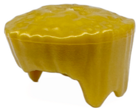LEGO® los onderdeel Haar in kleur Parel Goud 30608