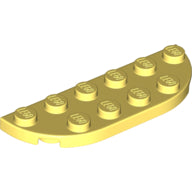 Plaatje in Gallery viewer laden, LEGO® los onderdeel Plaat Rond Helder Lichtgeel 18980