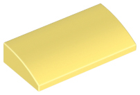 LEGO® los onderdeel Dakpan Gebogen Helder Lichtgeel 88930