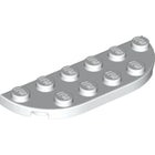 LEGO® los onderdeel Plaat Rond in kleur Wit 18980