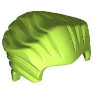 Plaatje in Gallery viewer laden, LEGO® los onderdeel Haar in kleur Limoen 64798