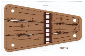 LEGO® los onderdeel Plastic in kleur Doorzichtig 26337