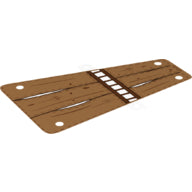 LEGO® los onderdeel Plastic in kleur Doorzichtig 26337