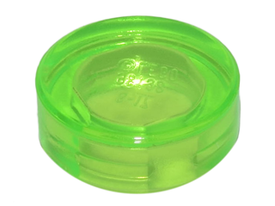 LEGO® onderdeel Tegel Rond Doorschijnend Helder Groen 98138