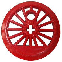 Plaatje in Gallery viewer laden, LEGO® los onderdeel Wiel in kleur Rood 85489b