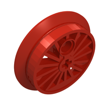 Plaatje in Gallery viewer laden, LEGO® los onderdeel Wiel in kleur Rood 85489b