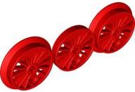 LEGO® los onderdeel Wiel in kleur Rood 85489