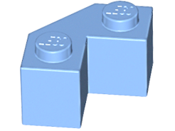 LEGO® los onderdeel Steen Aangepast Medium Blauw 87620