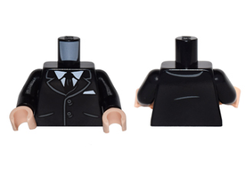 LEGO® los onderdeel Lijf met Motief Zwart 973pb2251c01