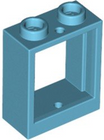 LEGO® los onderdeel Raamkozijn Medium Azuurblauw 60592
