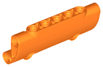 Plaatje in Gallery viewer laden, LEGO® los onderdeel Technisch Paneel in kleur Oranje 24119