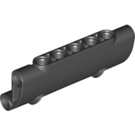 Plaatje in Gallery viewer laden, LEGO® los onderdeel Technisch Paneel in kleur Zwart 24119
