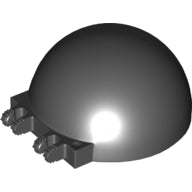 LEGO® los onderdeel Voorruit in kleur Zwart 50747