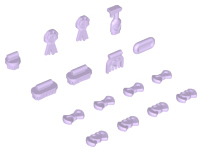 LEGO® los onderdeel Friends in kleur Lavendel 92355