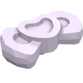 LEGO® los onderdeel Friends in kleur Lavendel 92355c