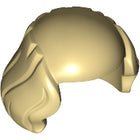 LEGO® los onderdeel Haar in kleur Geelbruin 15491