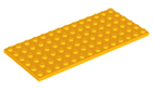 LEGO® los onderdeel Plaat Algemeen Helder Licht Oranje 3456